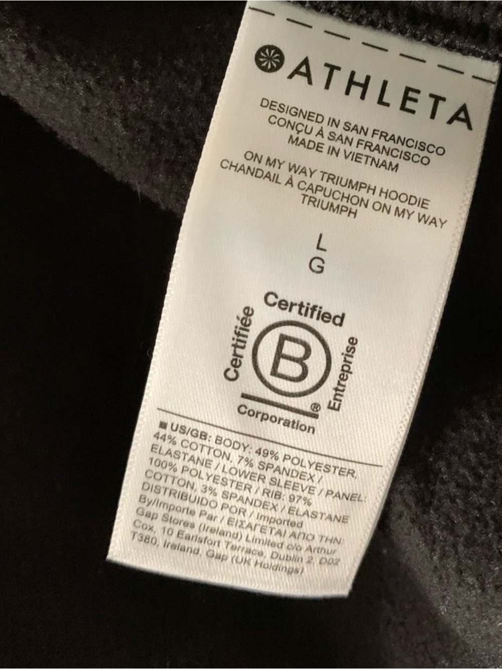 Athleta Hooded Zip-Front Bomber Jacket on my way triumph - Picture 9 of 16